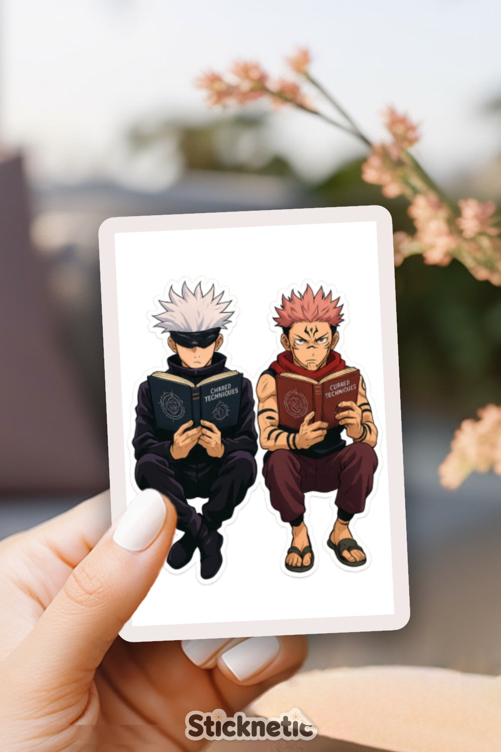 Anime Character Stickers, Manga Duo Vinyl Decals, Durable Waterproof Fan Art, Laptop and Phone Decoration, Collectible Stickers Set