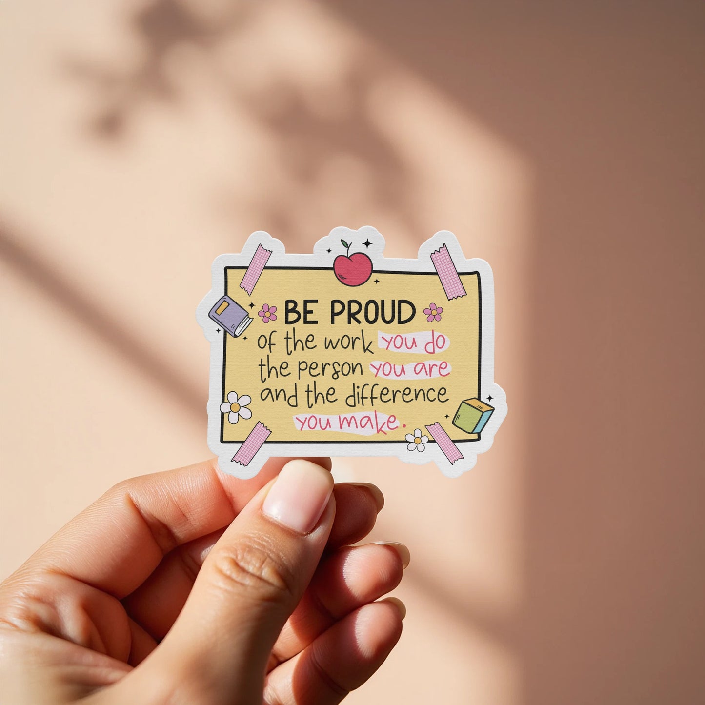 Inspirational Message Sticker product