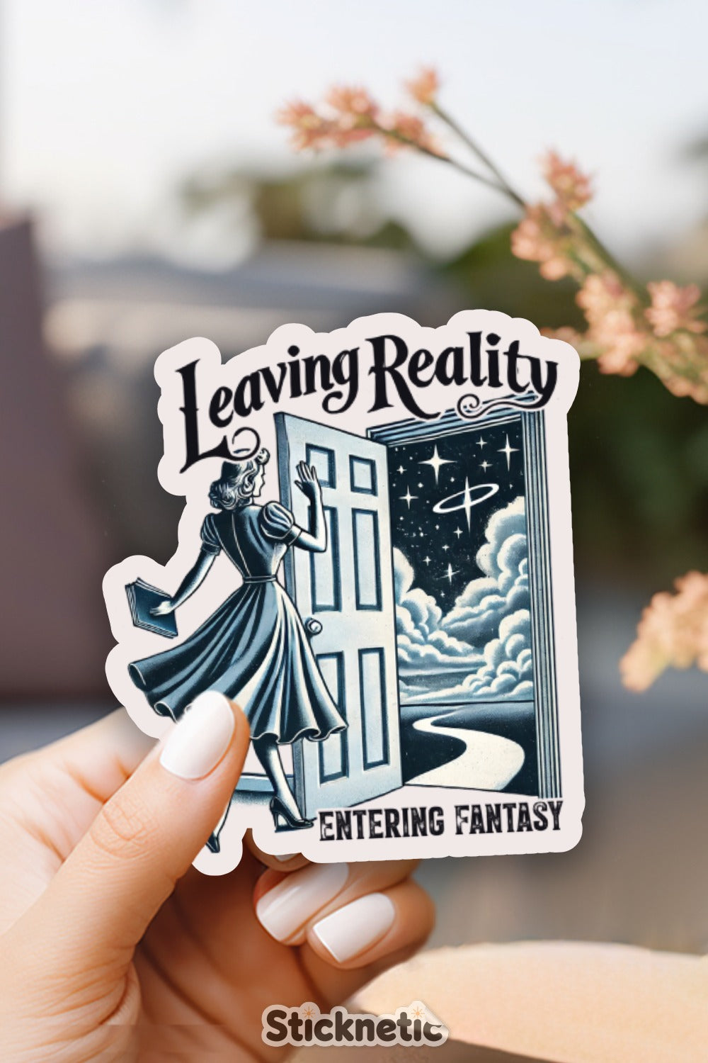 Leaving Reality Entering Fantasy Sticker product type