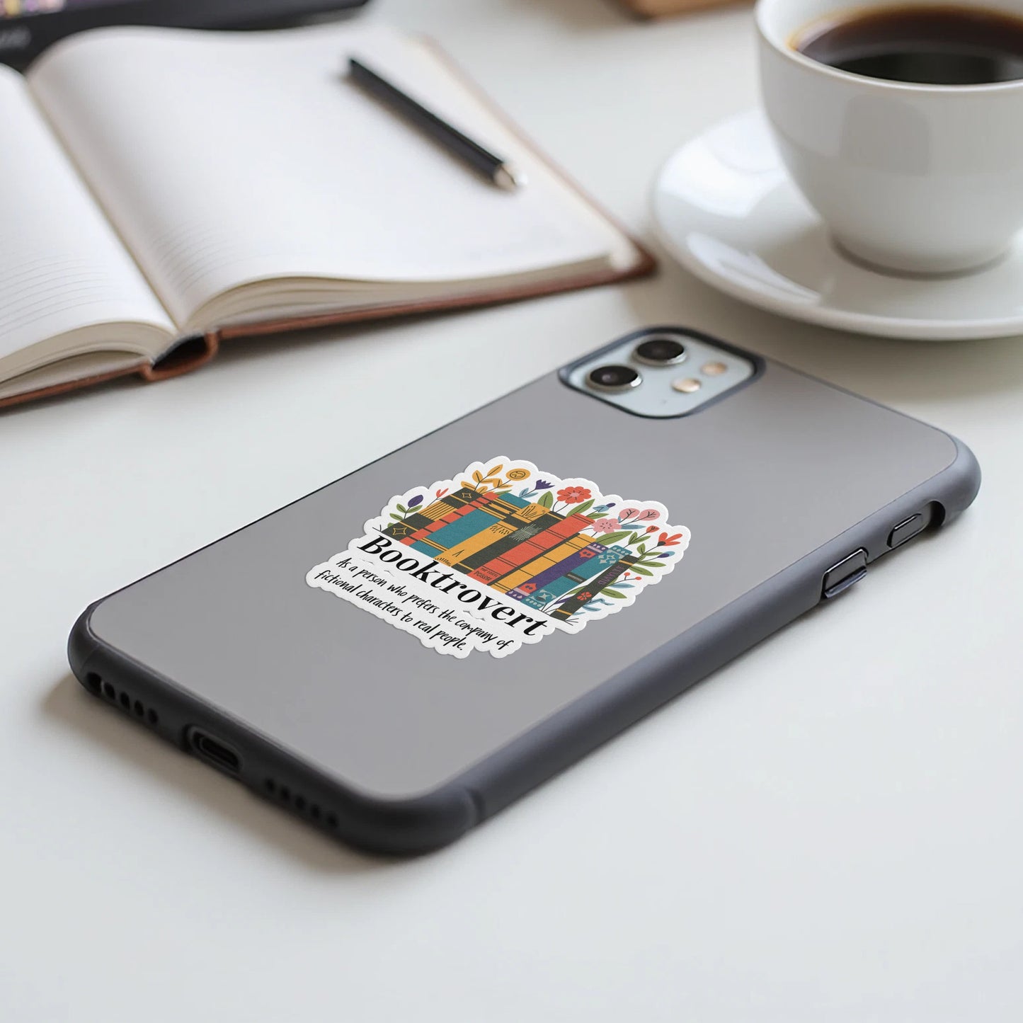 Booktrovert Library Themed Protective Phone Case product
