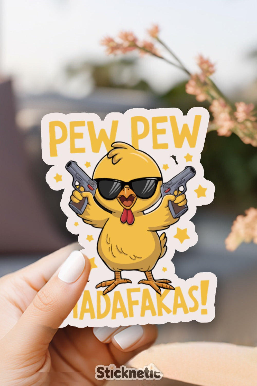 Pew Pew Madafakas Chicken Sticker product