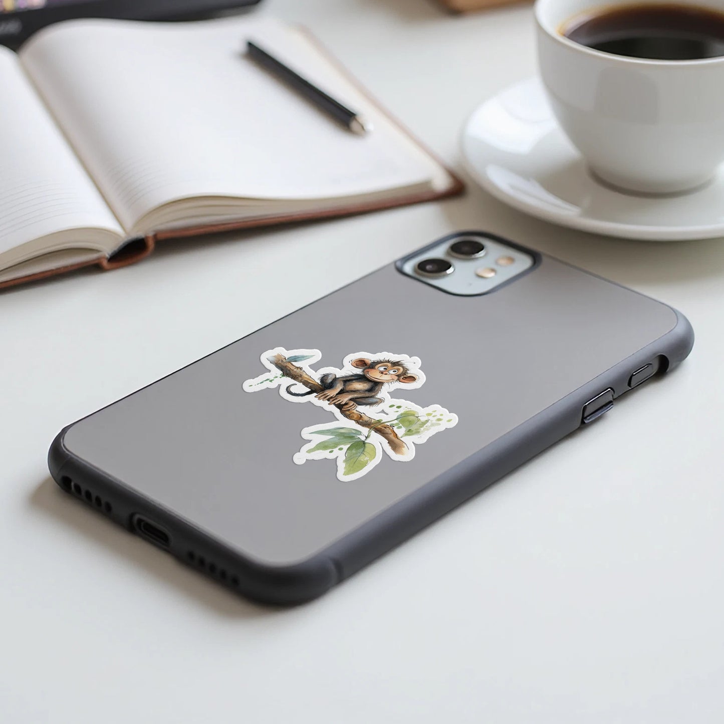 Cute Monkey Printed iPhone Case Cover Stylish Design product