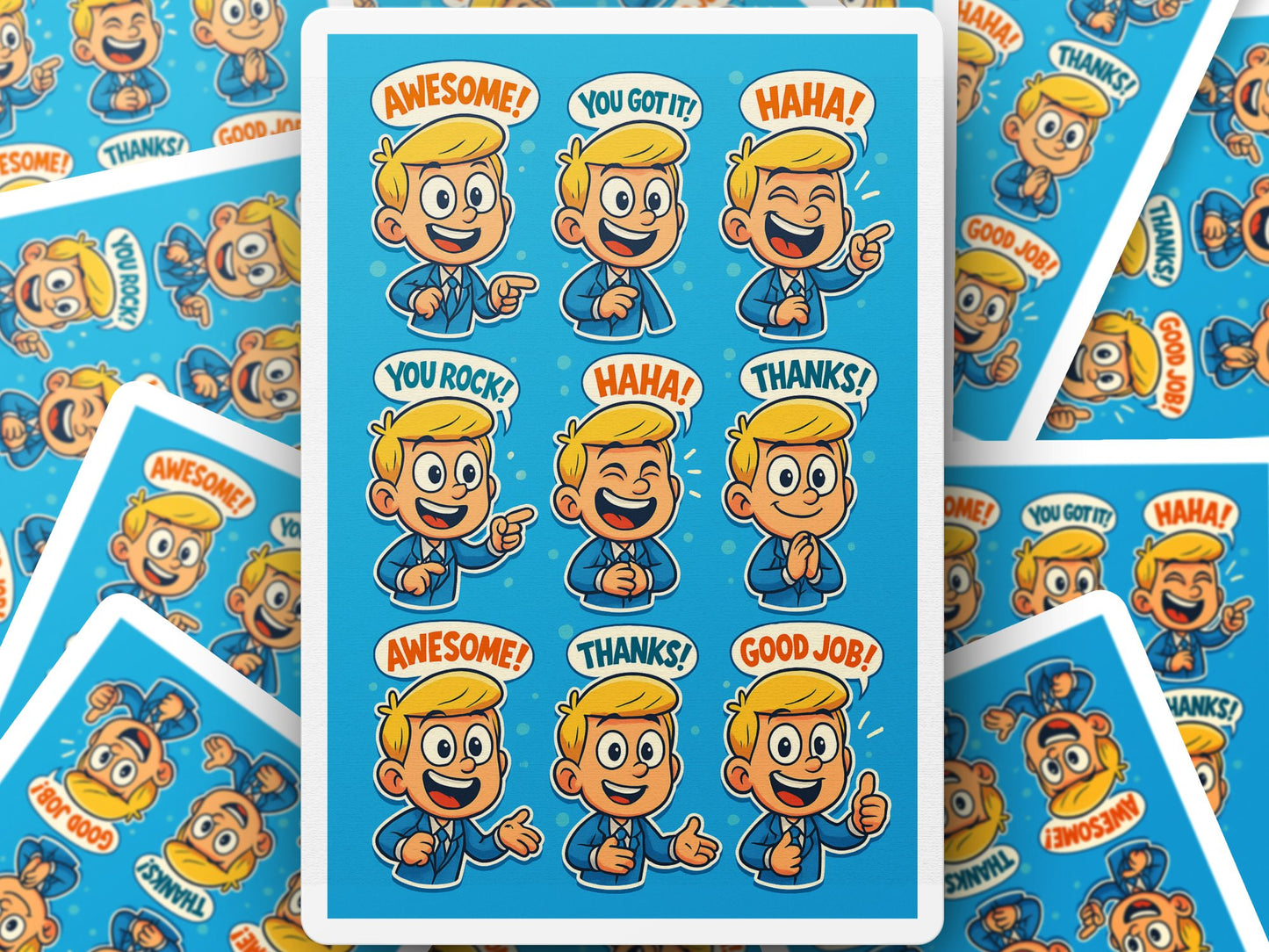 Cartoon Sticker Sheet, Colorful Reward Stickers for Kids, Encouragement Phrases, Classroom Teacher Supplies, Fun Positive Messages