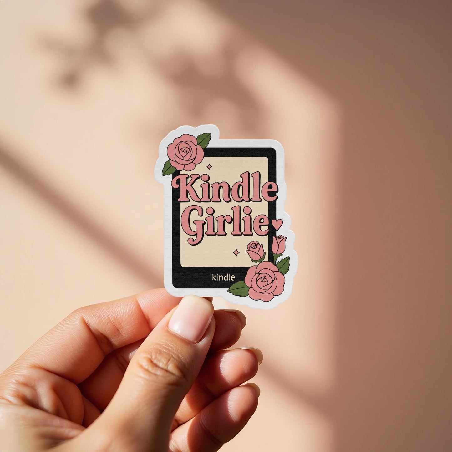 Kindle Girlie Rose Design Sticker product