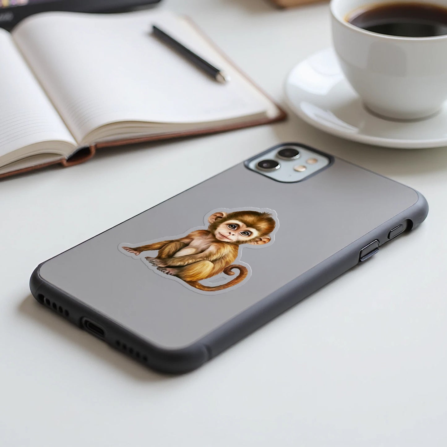 Cute Monkey Design Phone Case Animal Print product