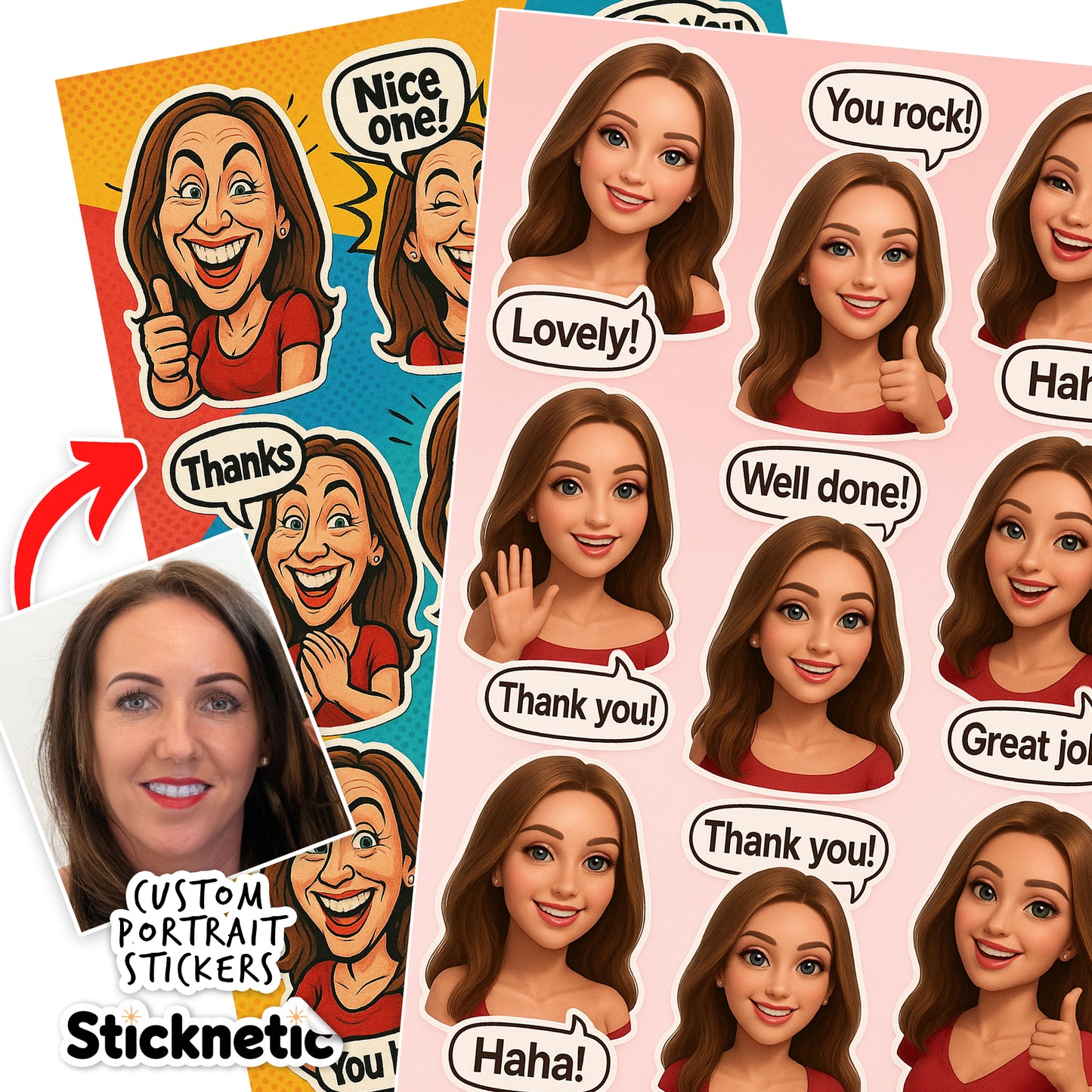 Custom Photo Stickers – Turn Your Pictures into Stickers!