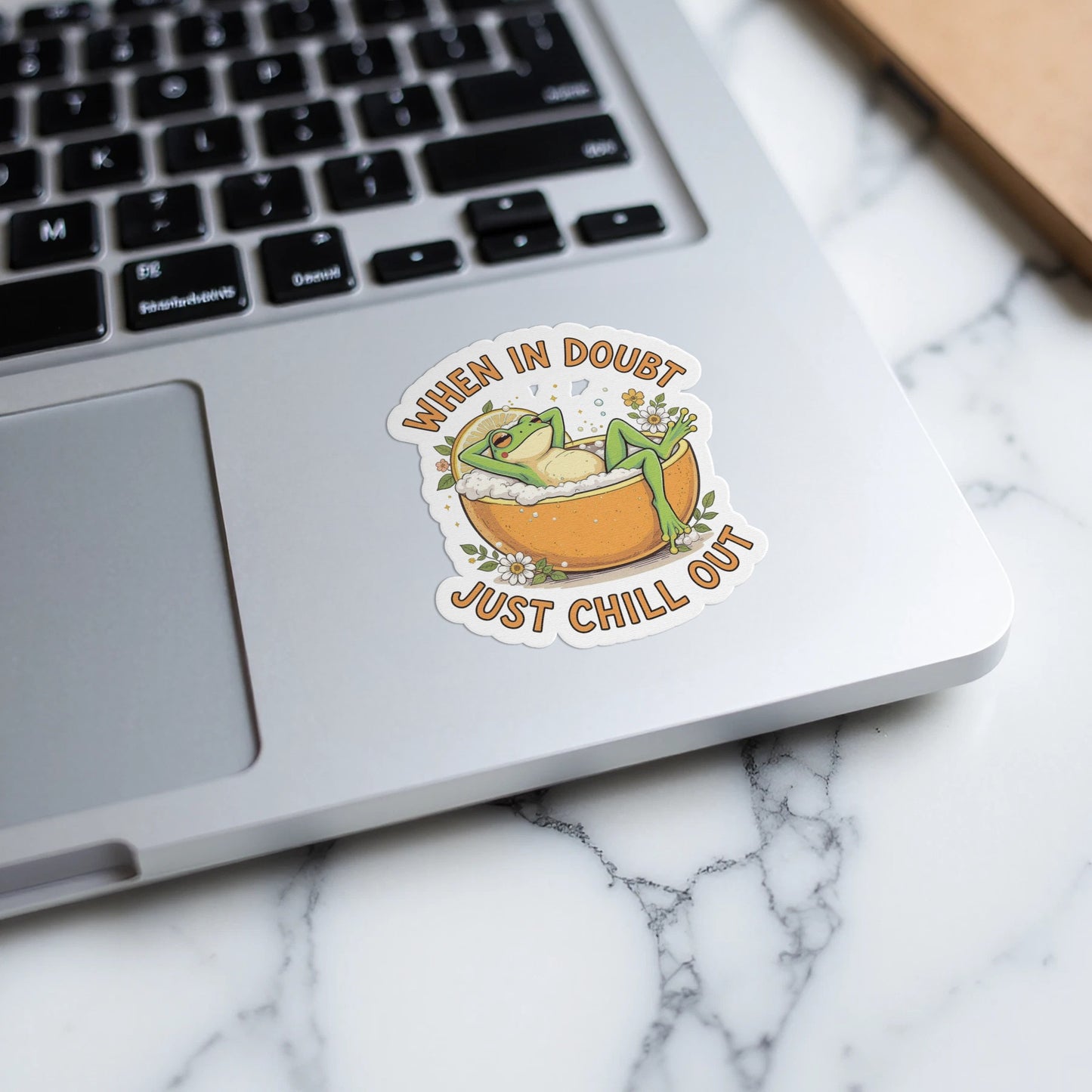 When In Doubt Just Chill Out Sticker product