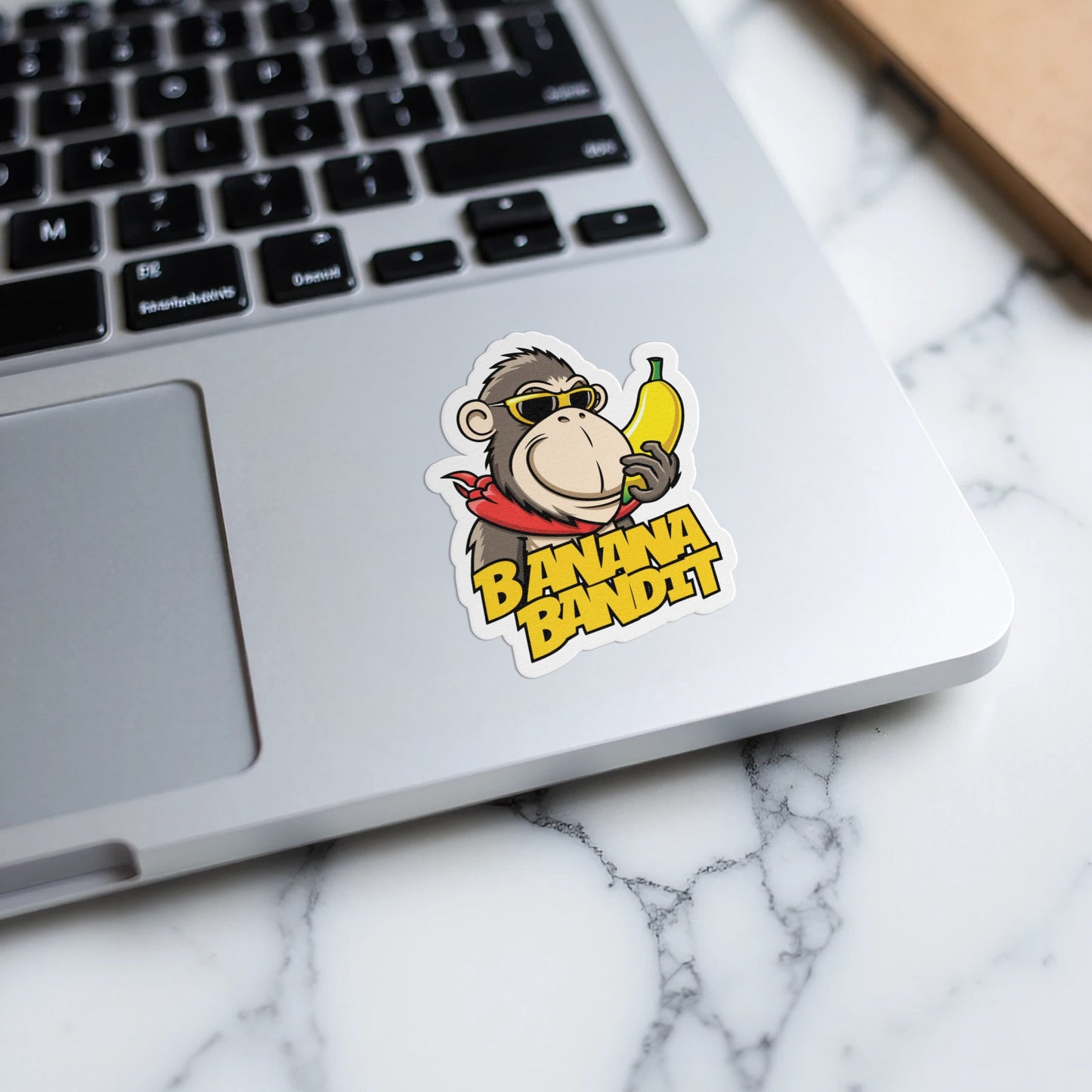 Banana Bandit Monkey Cartoon Sticker product type