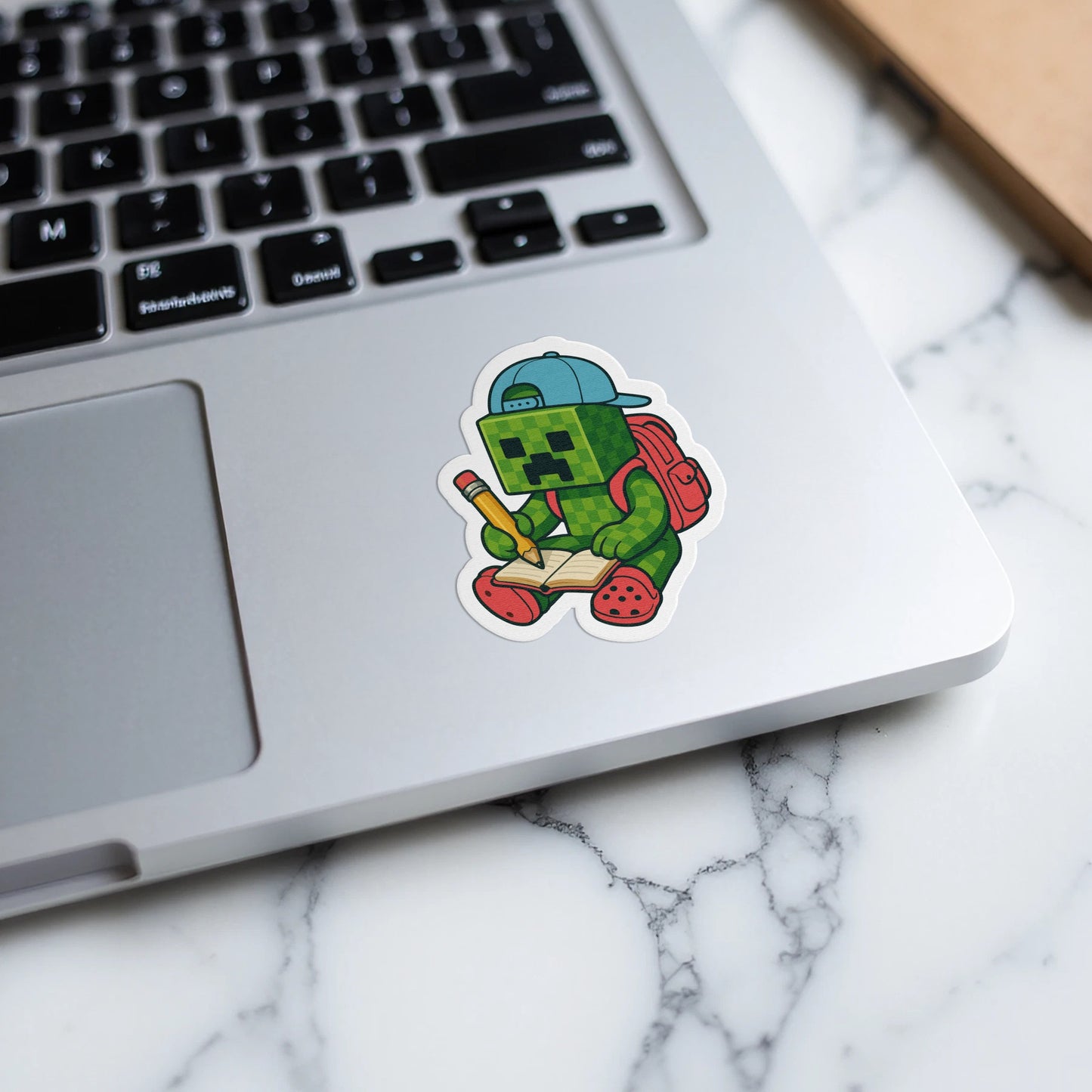 Cute Pixelated Cartoon Character Sticker product