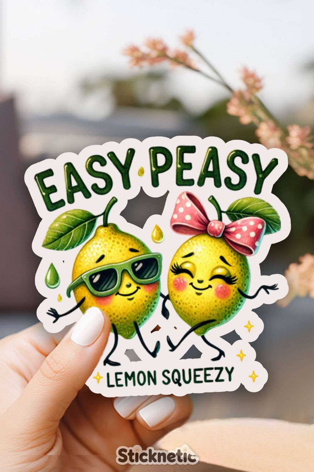 Easy Peasy Lemon Squeezy Sticker product type