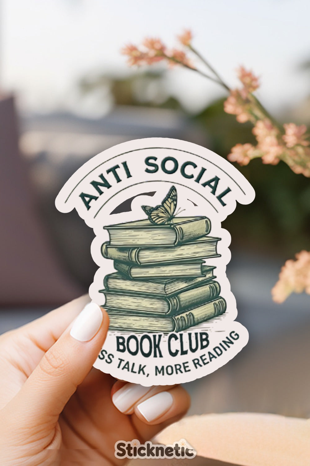 Anti Social Book Club Less Talk More Reading product