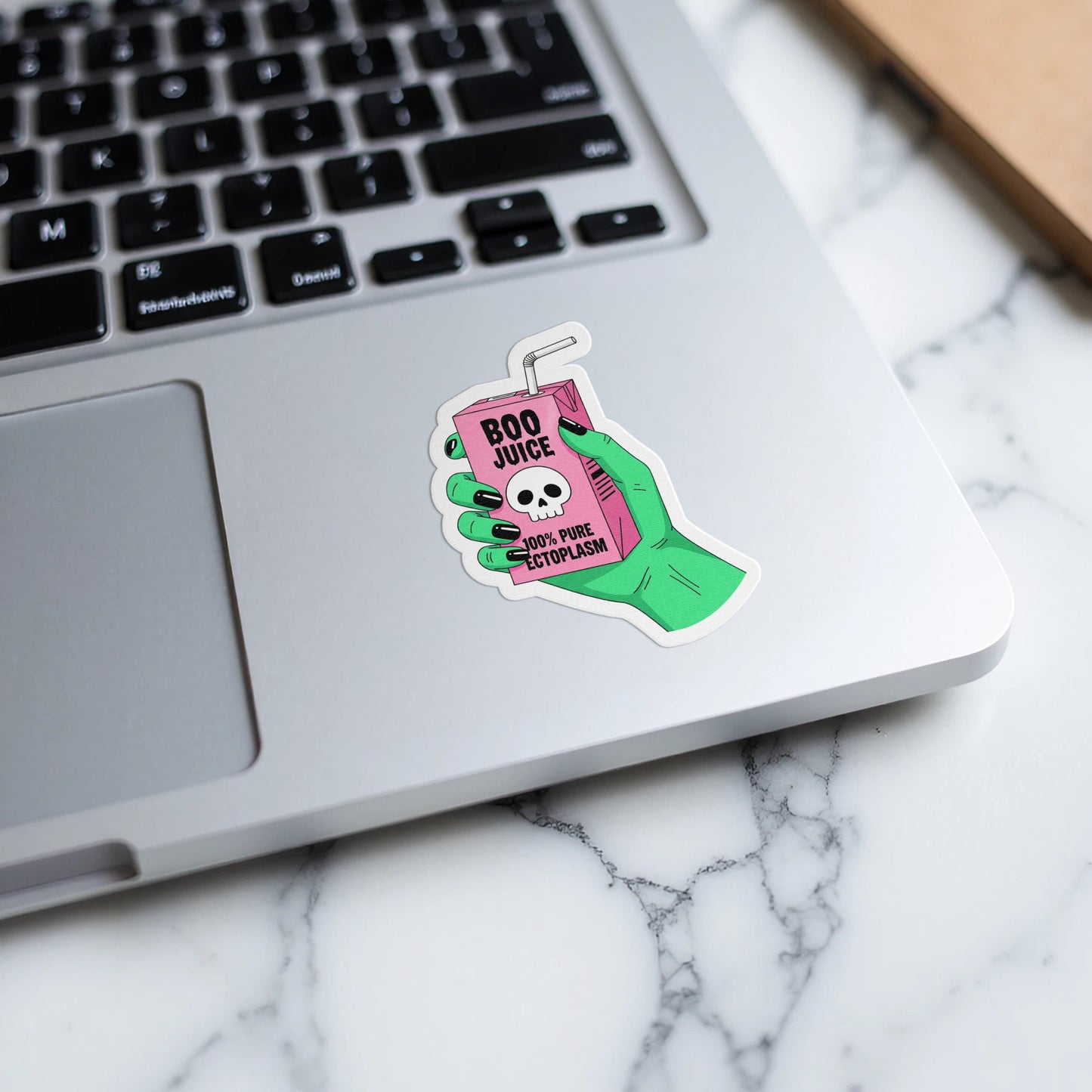 Boo Juice Sticker with Skull Design Sticker product type