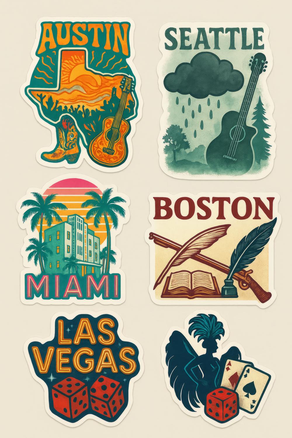 City Digital Stickers Free