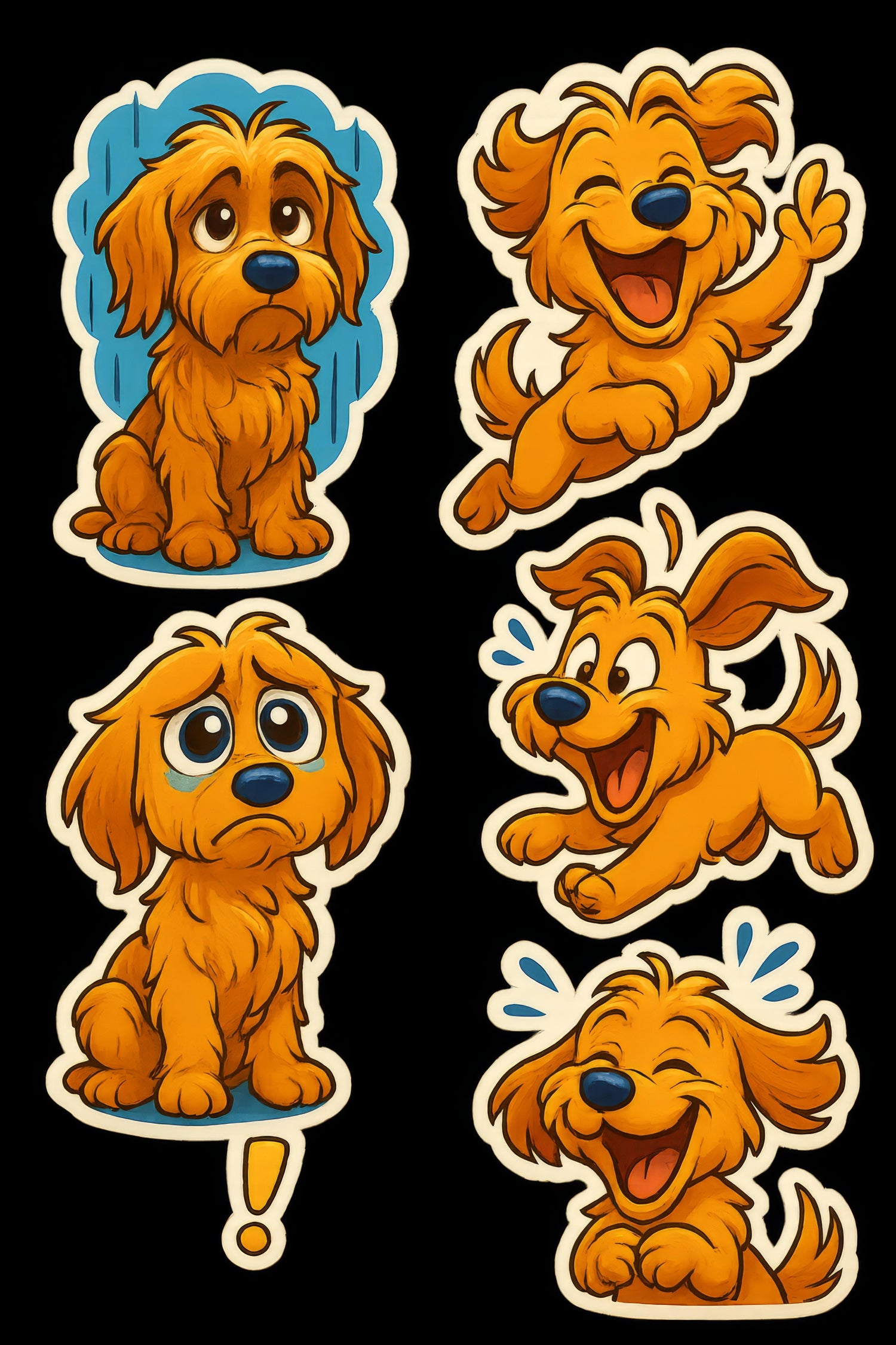 Dog Digital Stickers Free