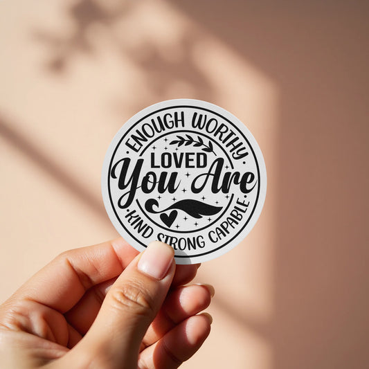 Inspirational Motivational Quote Vinyl Sticker product