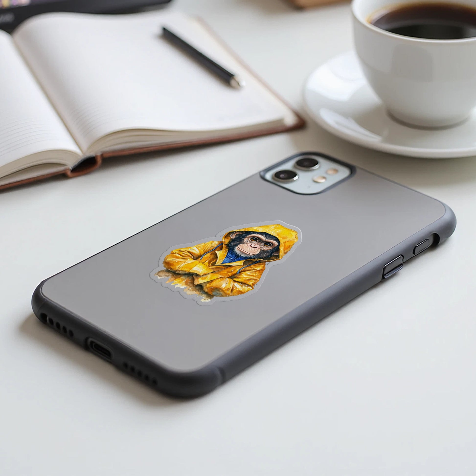 Cute Monkey Artwork on Phone Case product