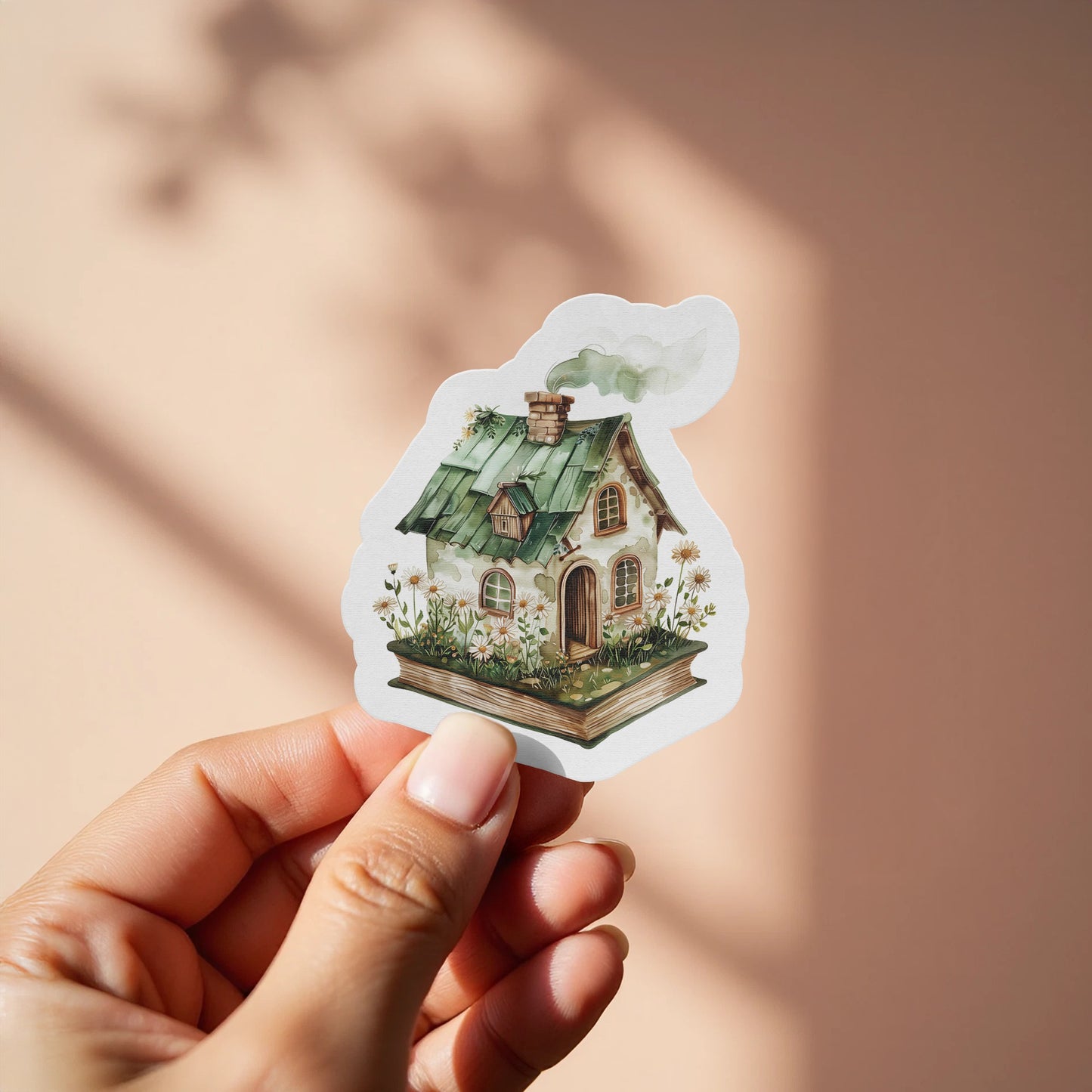Enchanting Cottage Illustration Sticker product type