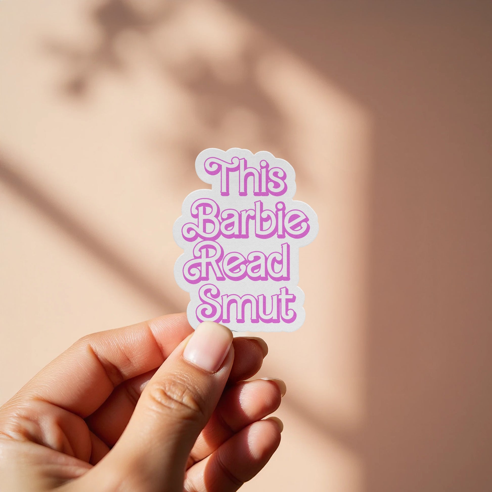 This Barbie Read Smut Sticker product type