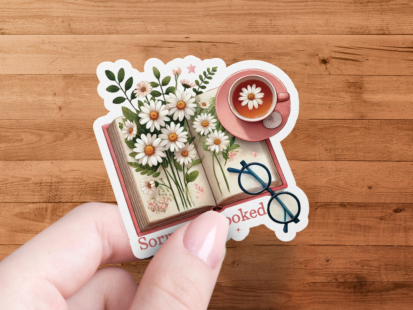 Floral Tea Time Theme Decorative Sticker product