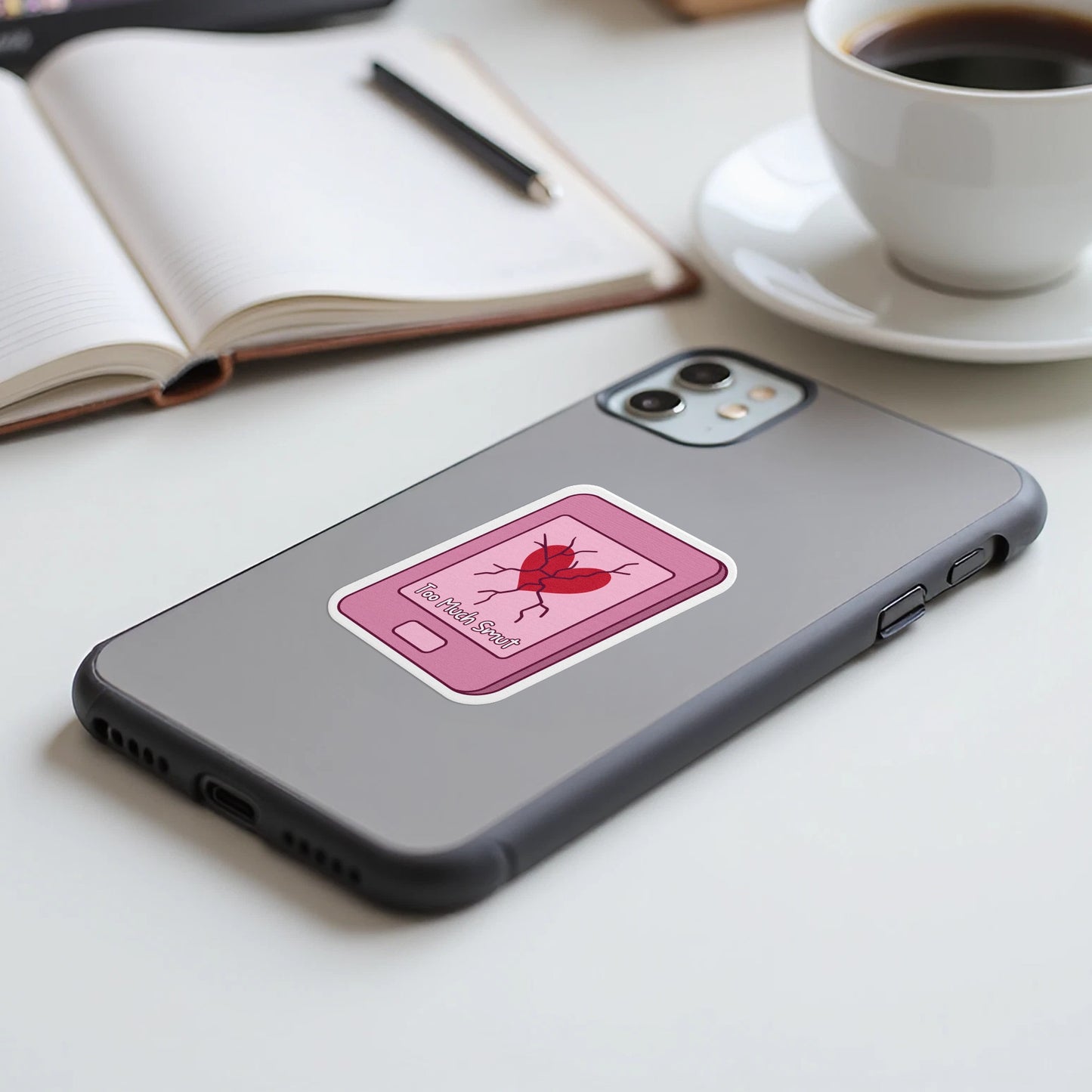 Love Heart Playing Card Design Phone Case product