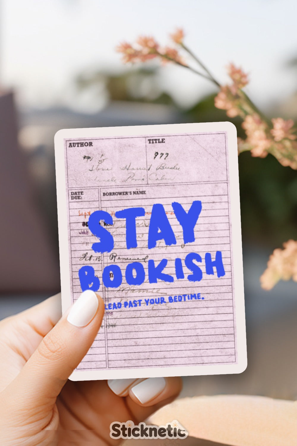 Stay Bookish Design Bookmark Product