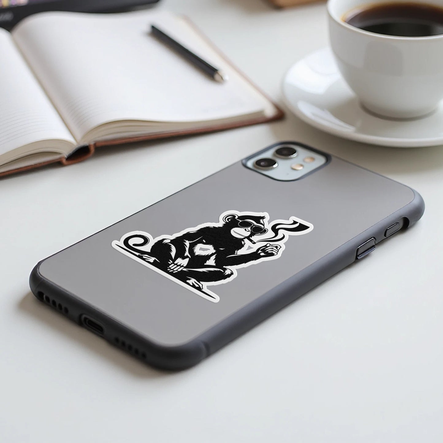 Playful Monkey Design Phone Case Product