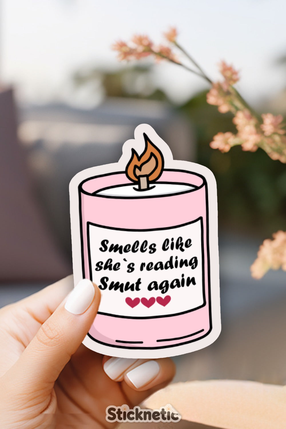Scented Candle With Fun Quote For Relaxing Product