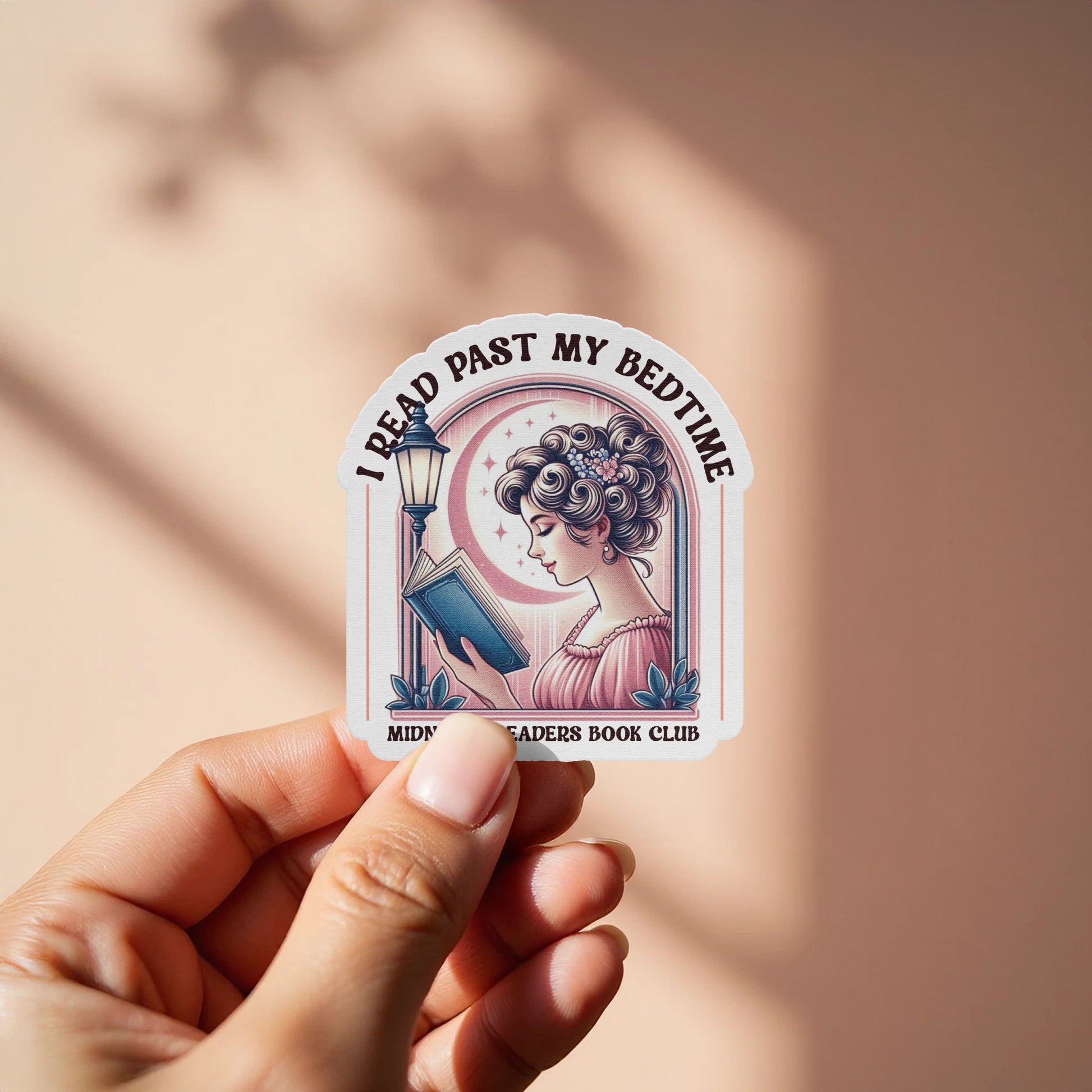 I Read Past My Bedtime Sticker Midnight Readers product type