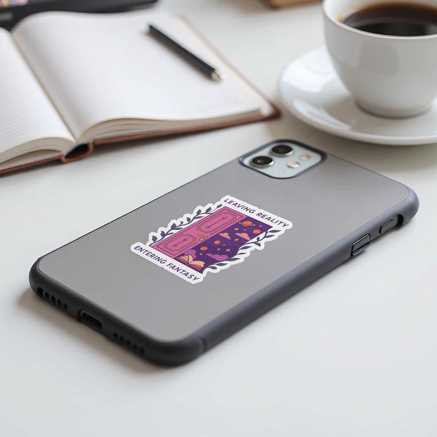Leaving Reality Entering Fantasy Phone Case product
