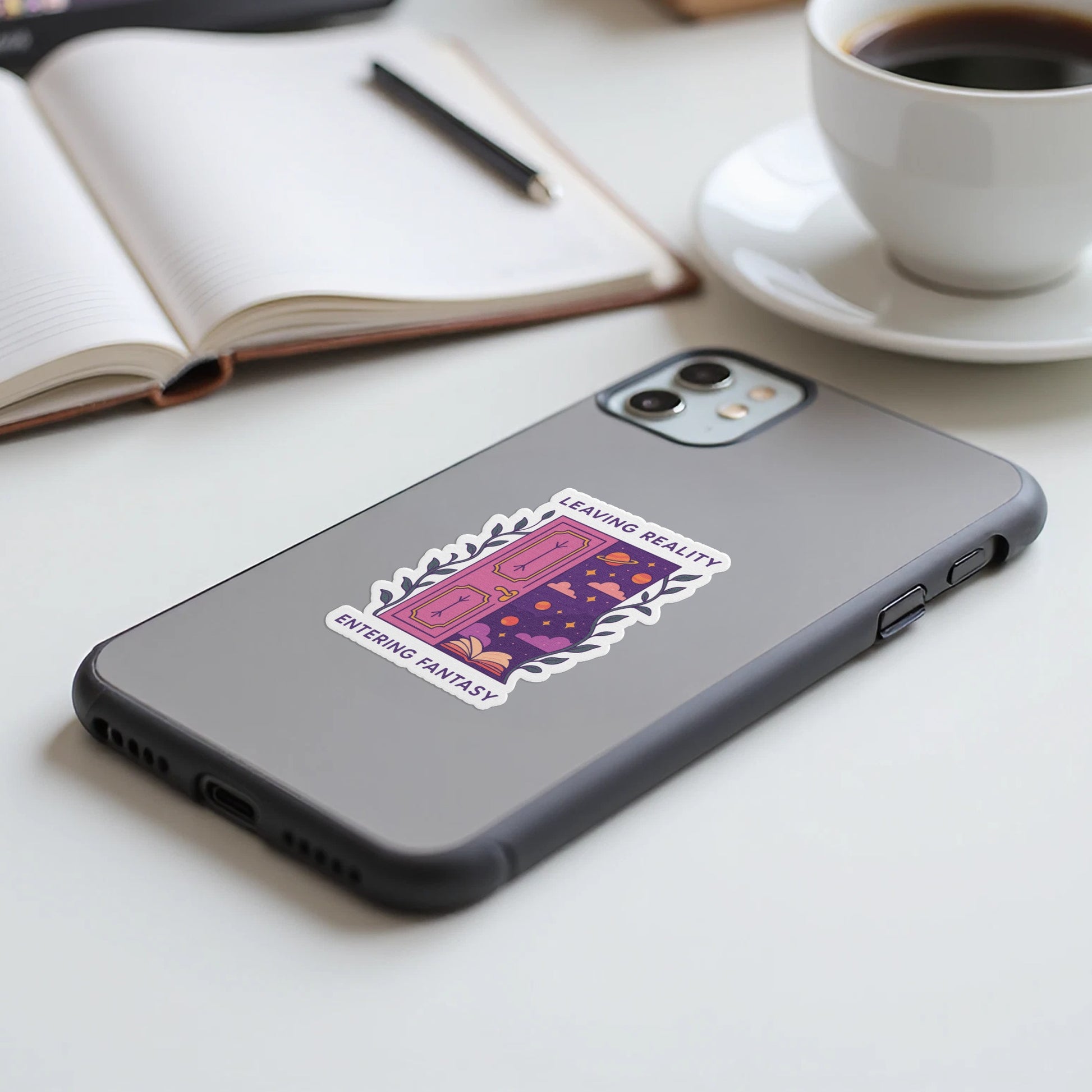 Leaving Reality Entering Fantasy Phone Case product