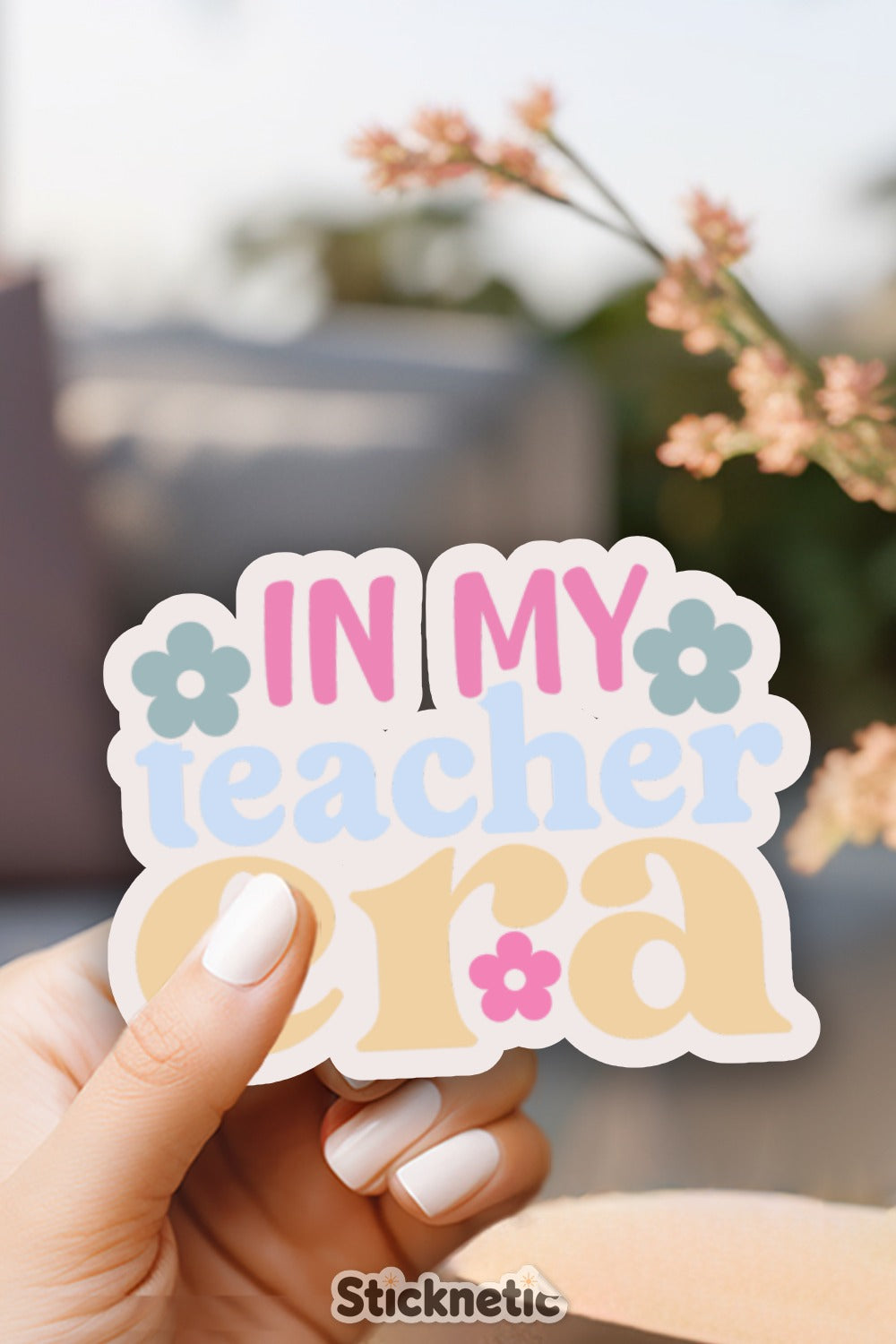 IN MY TEACHER ERA Sticker product