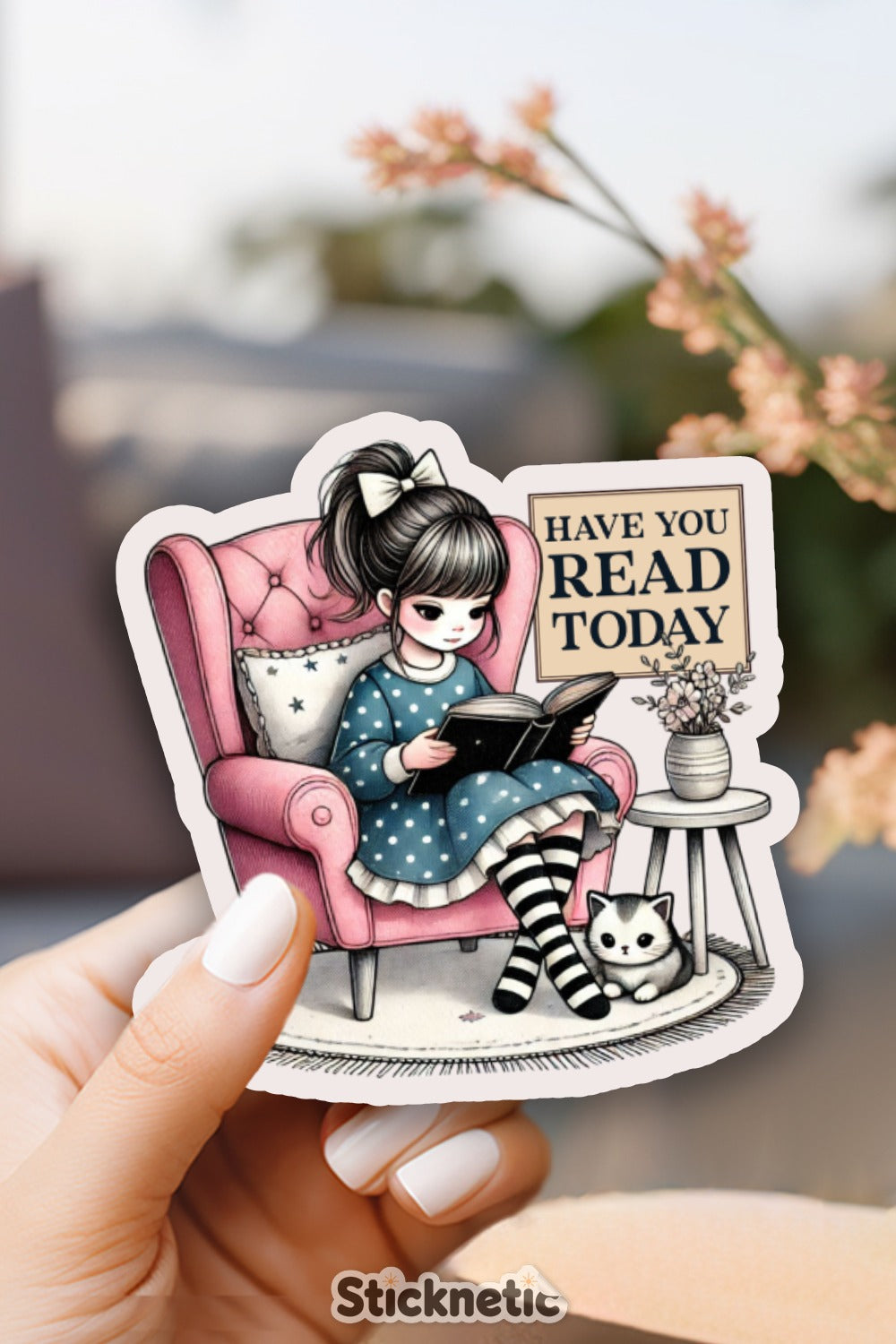 Have You Read Today Illustration Sticker product