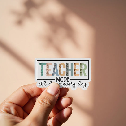 Teacher Mode All Day Every Day Sticker product
