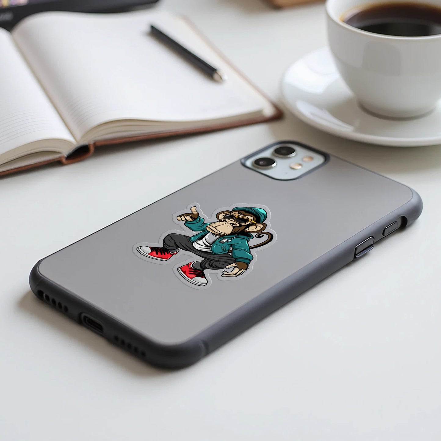 Funky Monkey Graphic Design Phone Case product