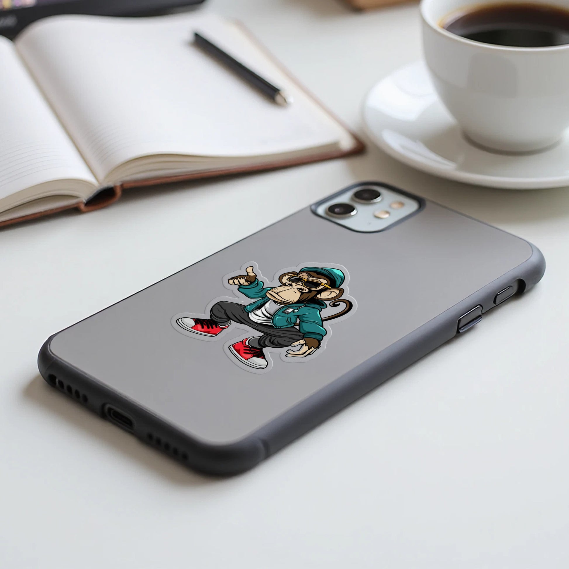 Funky Monkey Graphic Design Phone Case product