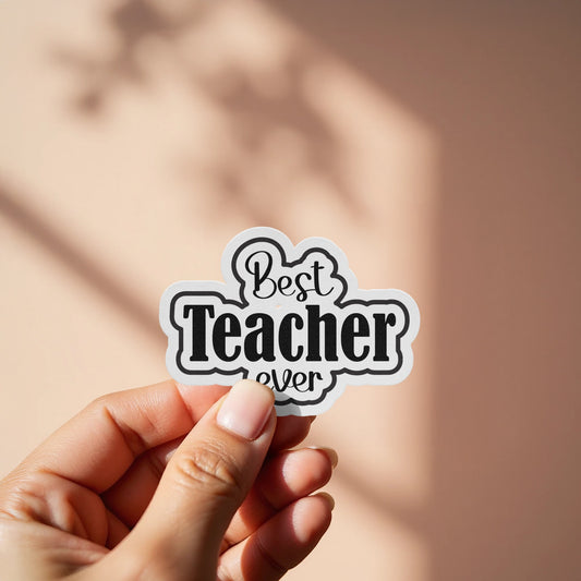Best Teacher Ever Sticker Perfect Teacher Gift product type