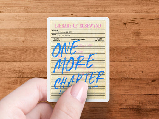 One More Chapter Library Card Reading product