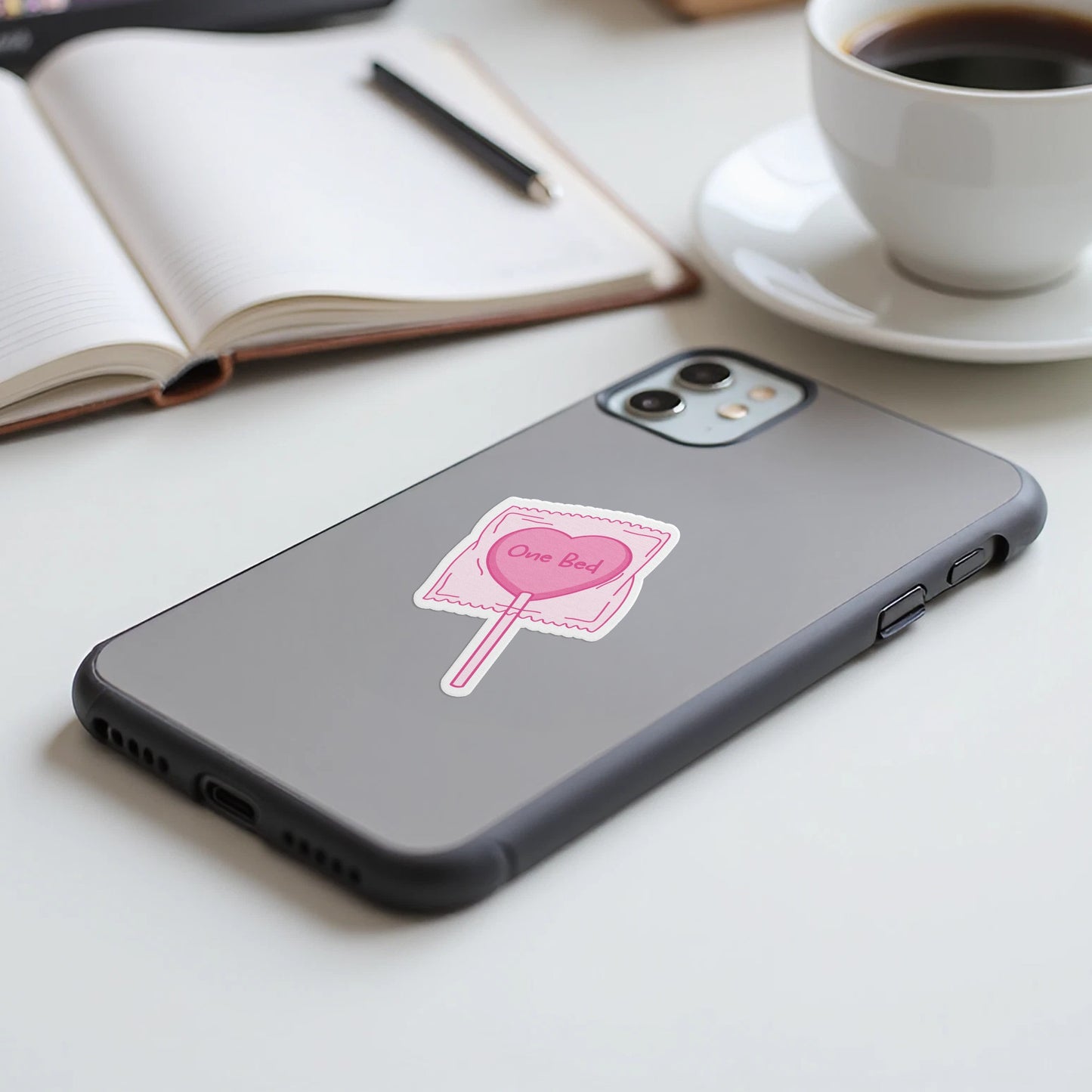 Cute Phone Case with Pink Candy Display product type