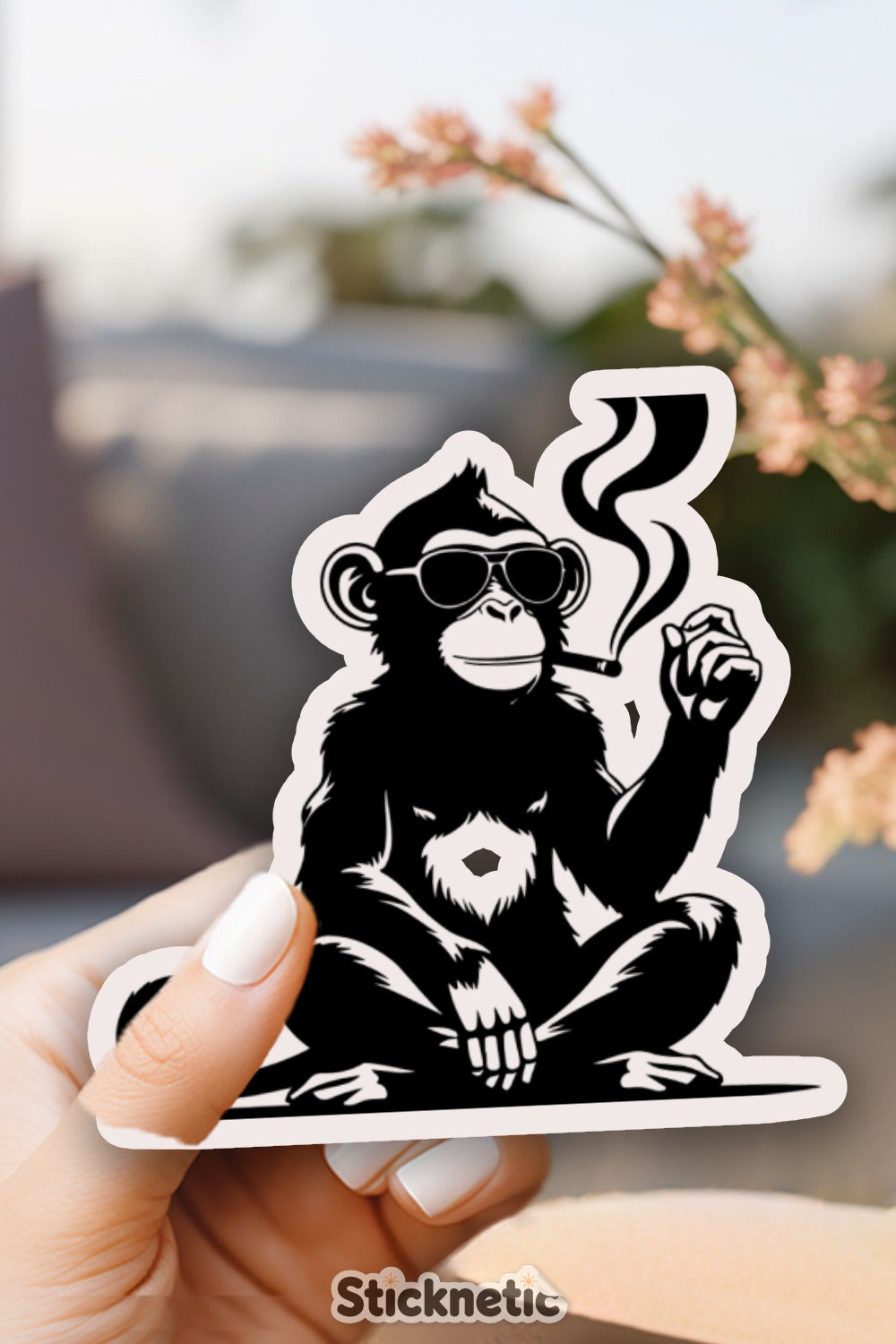 Cool Monkey With Sunglasses Sticker product