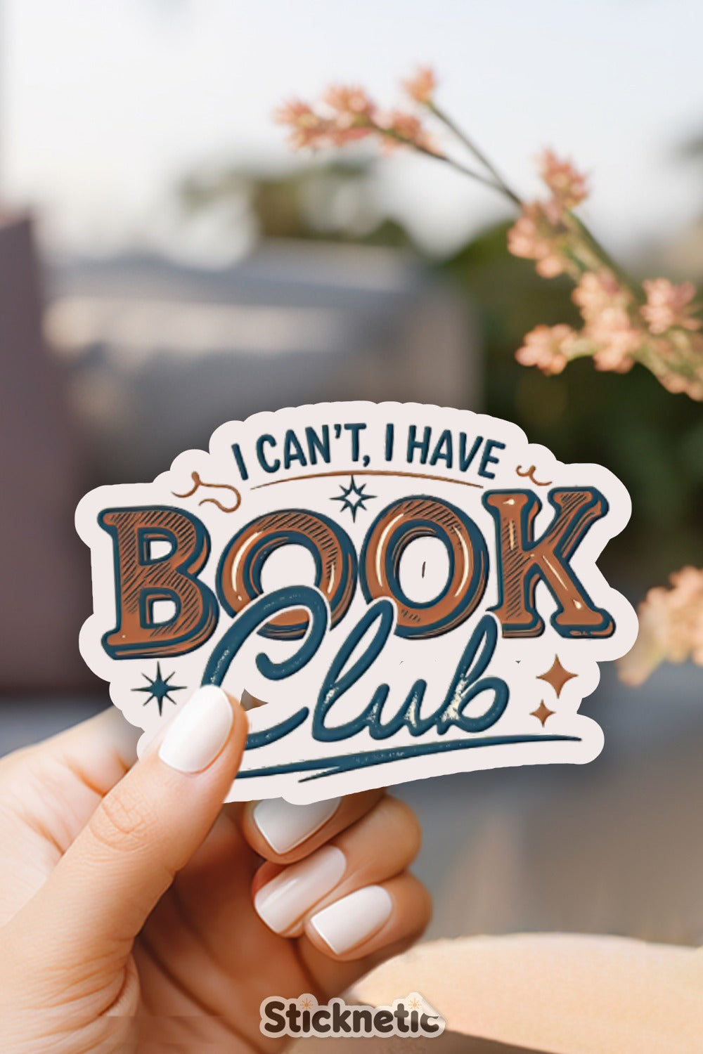 I Can't I Have Book Club Sticker product