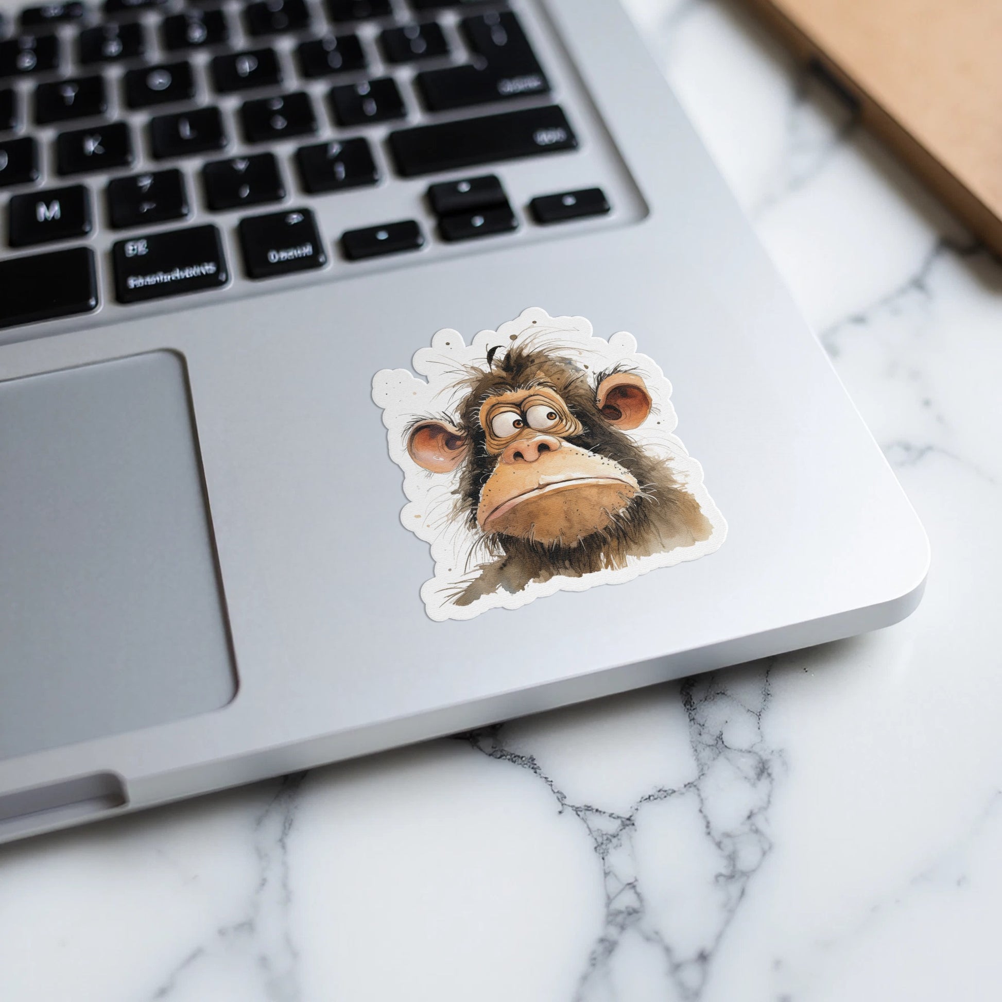 Cute Cartoon Monkey Sticker for Laptop product type