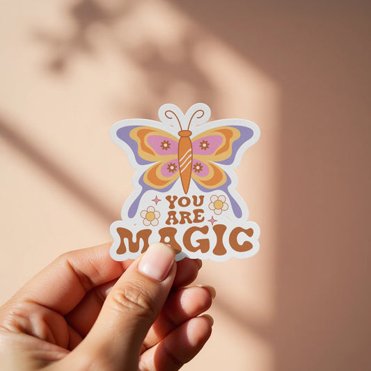 You Are Magic Butterfly Inspirational Sticker product