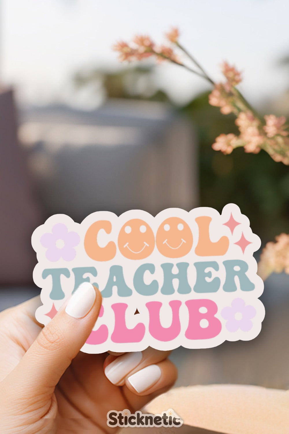 Cool Teacher Club Sticker product