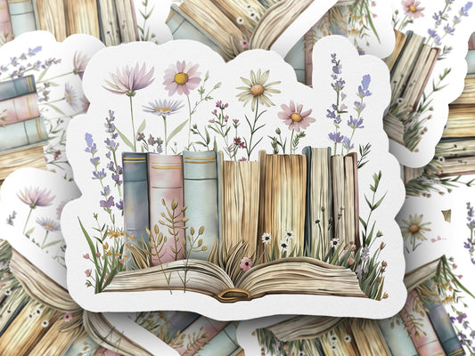 Vintage Botanical Illustration Book Sticker product