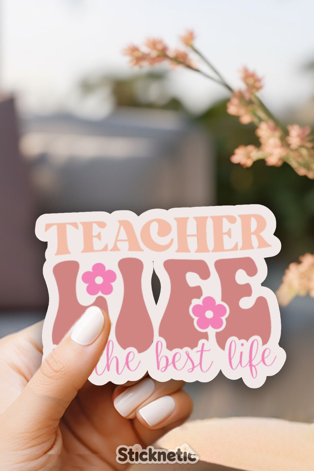 Teacher Life The Best Life Sticker product