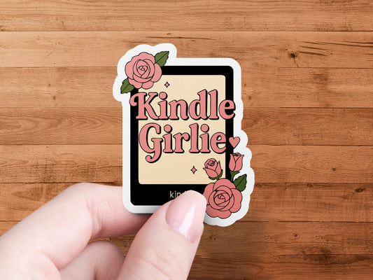 Kindle Girlie Sticker Rose Accents Trendy Product