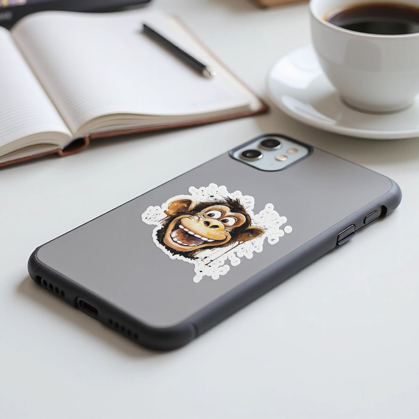 Funny Monkey Graphic Design Printed Phone Case product