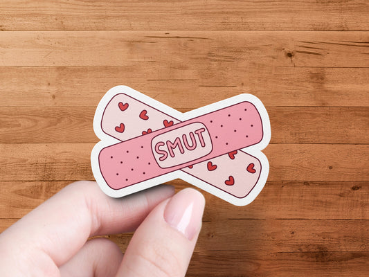 Cute Pink SMUT Hearts Bandages Sticker product