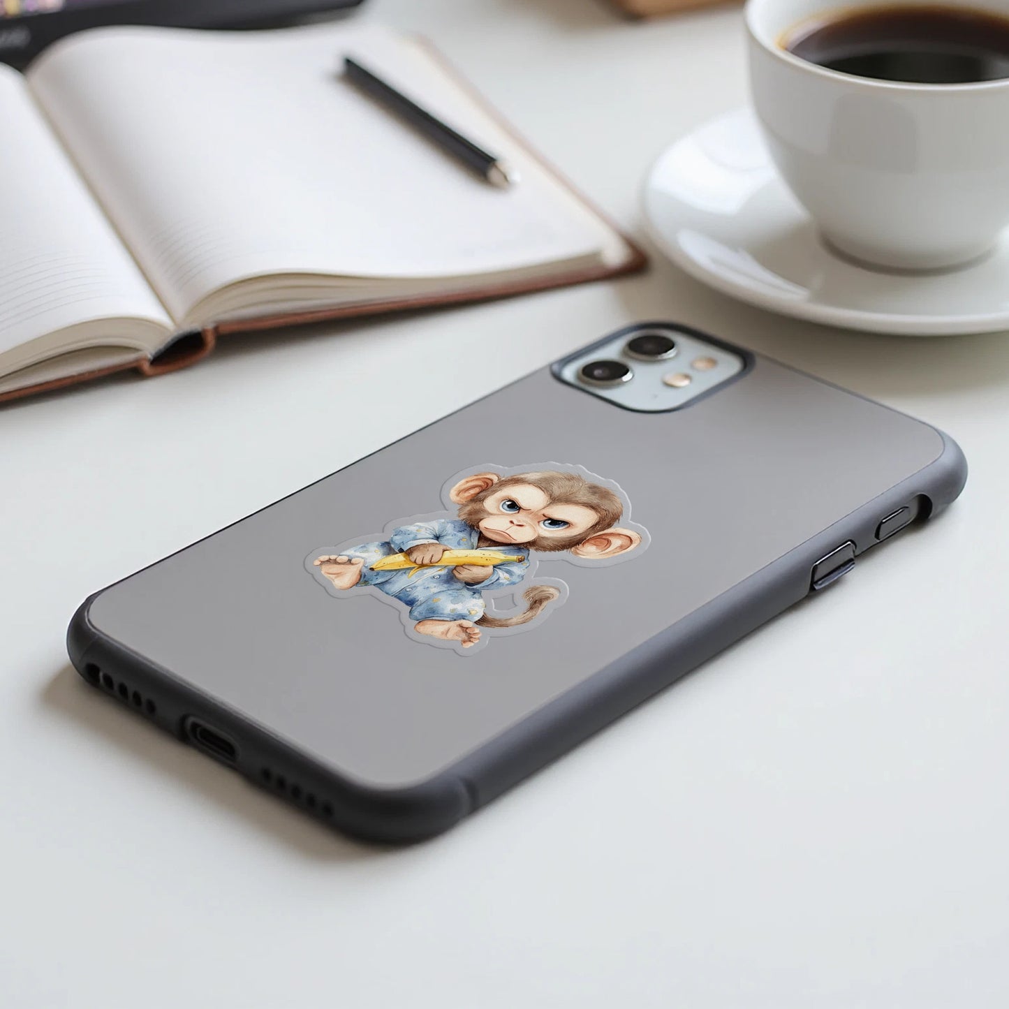 Cute Baby Monkey and Blanket Phone Case product