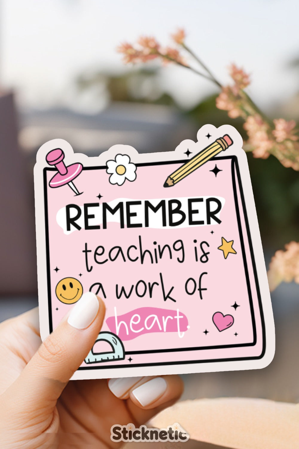 Remember Teaching Is A Work Of Heart product type